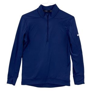 NIKE Golf Pullover Dri-Fit Therma Repel Blue AR2600-419